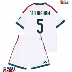 Koszulka piłkarska Real Madrid Jude Bellingham #5 Strój Domowy dla dzieci 2026-27 tanio Krótki Rękaw (+ Krótkie spodenki)